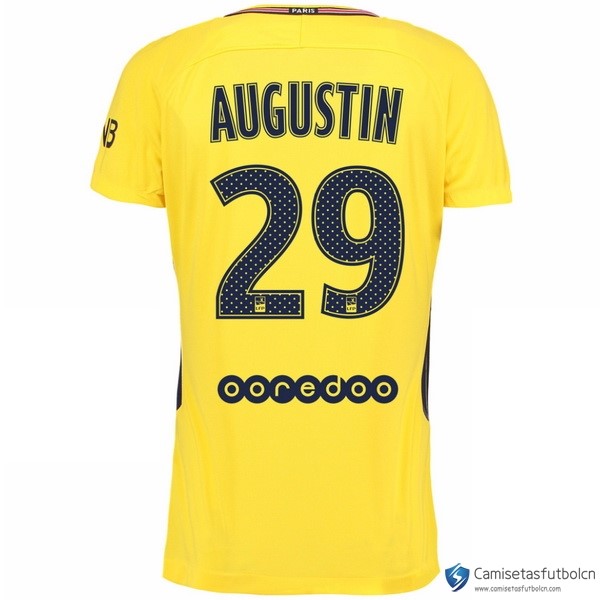 Camiseta Paris Saint Germain Segunda equipo Augustin 2017-18